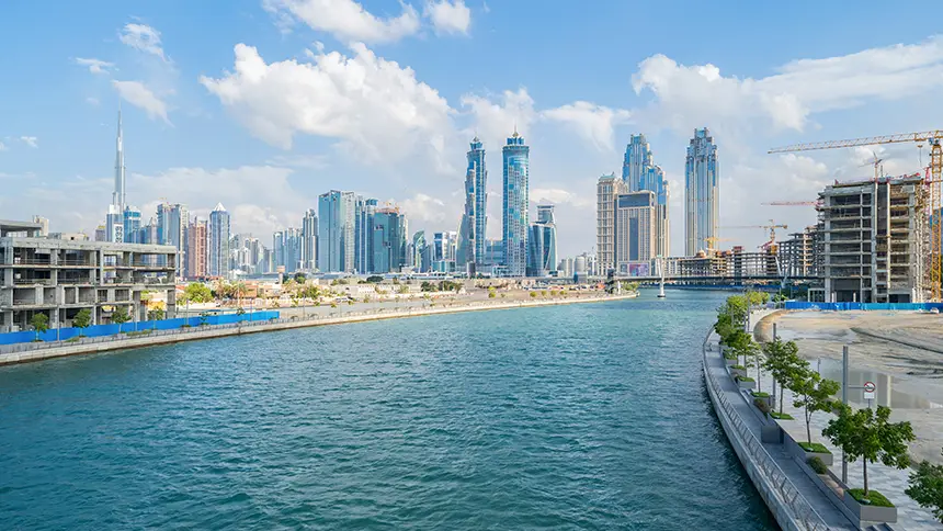 Dubai Downtown Skyline