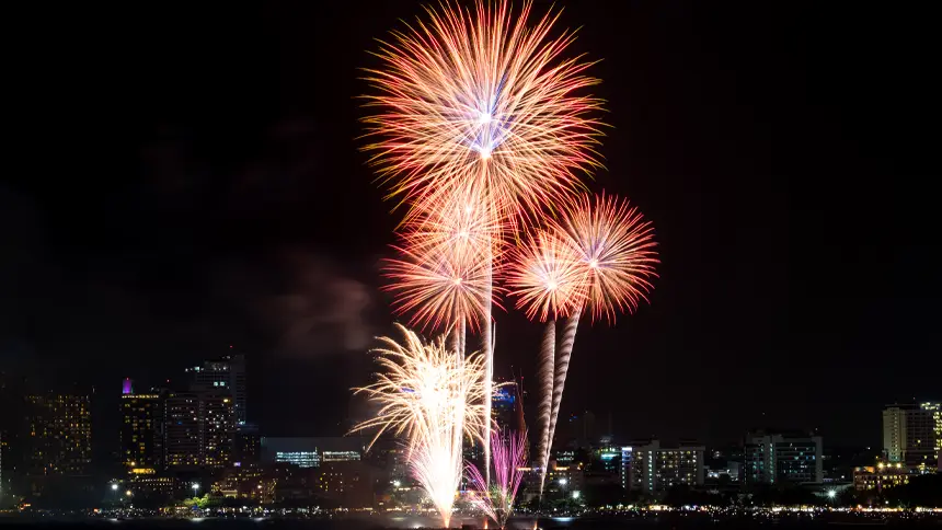Fireworks and Celebrations in Fujairah